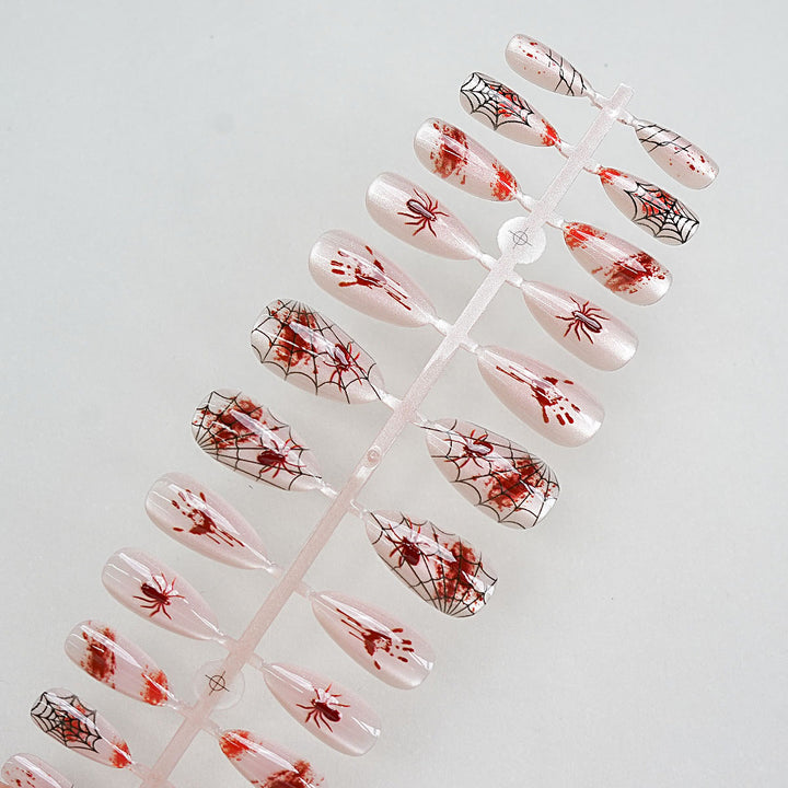 Halloween-Themed Press-On Nail Art Set Kalsten