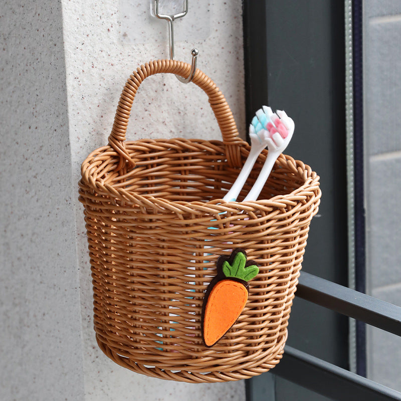 Handcrafted Woven Storage Basket with Ergonomic Handles Kalsten