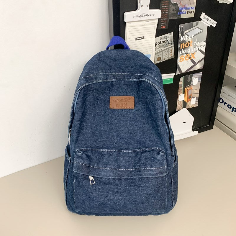 Denim Casual Backpack Kalsten