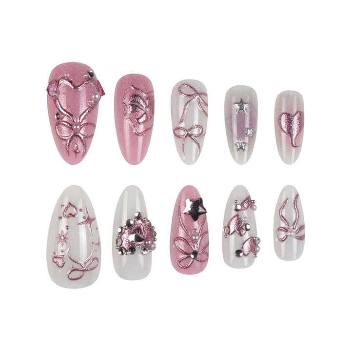 Decorative Long Stiletto Nail Art Kalsten