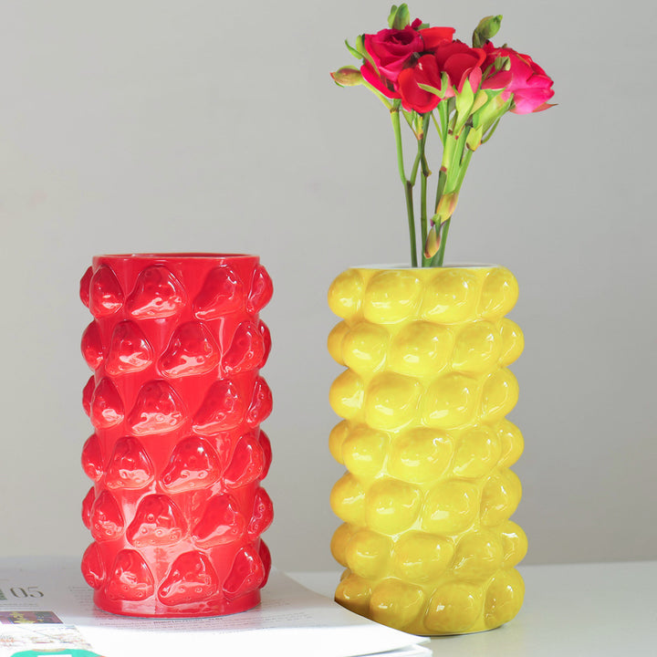 Textured Ceramic Vase