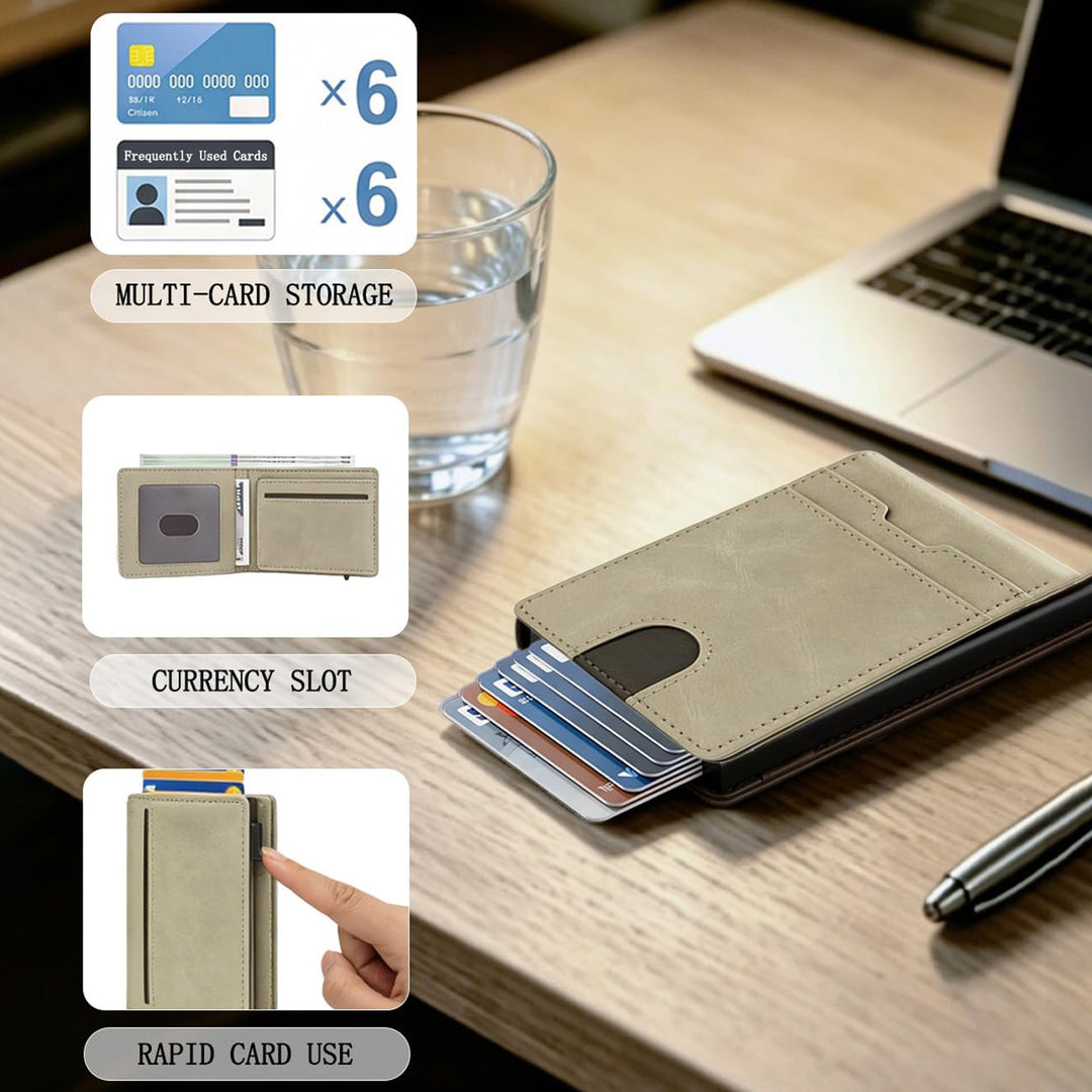 Minimalist RFID-Blocking Leather Cardholder Kalsten