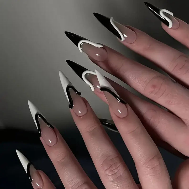 Elegant Stiletto Nail Enhancements Kalsten
