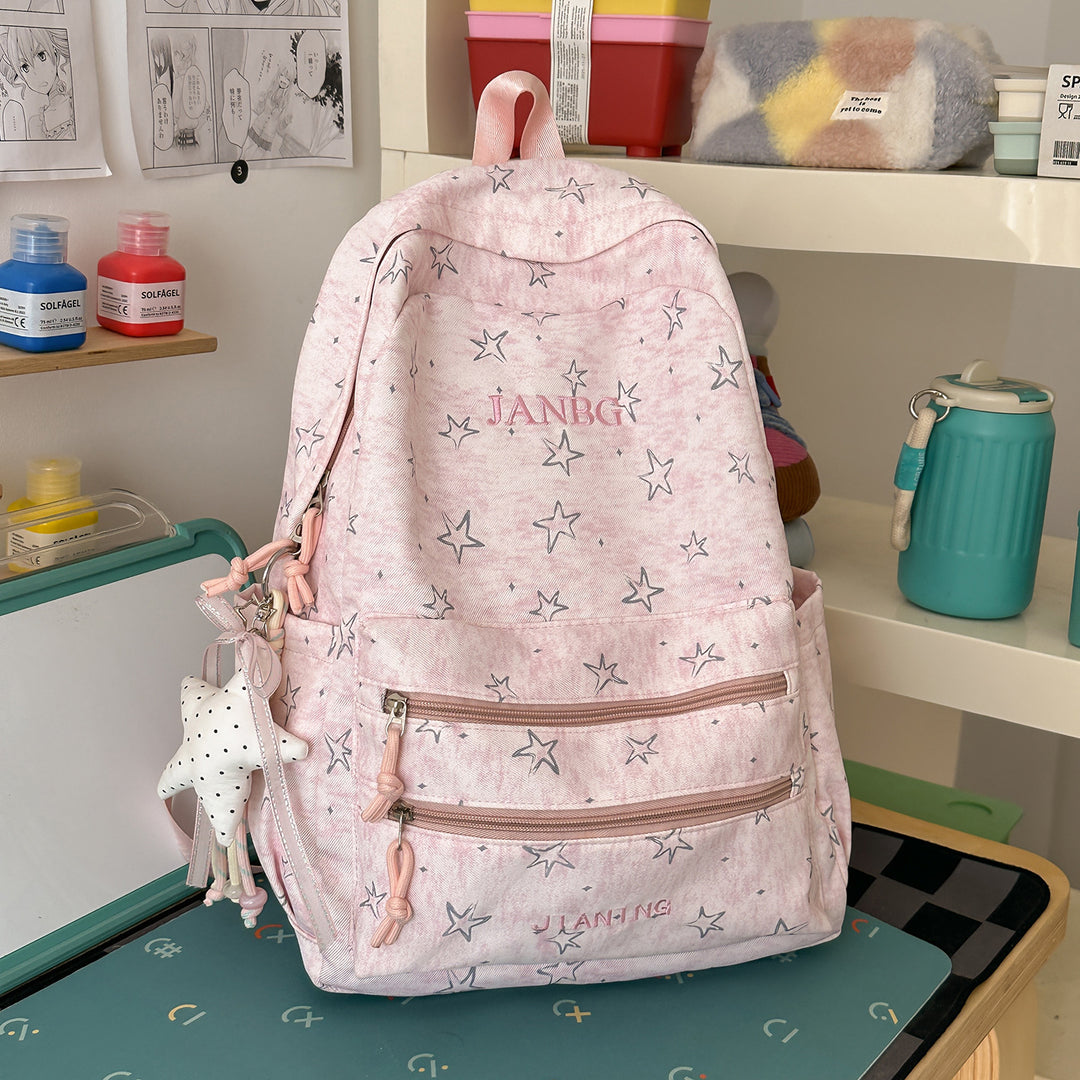 Star-Patterned School Backpack Kalsten