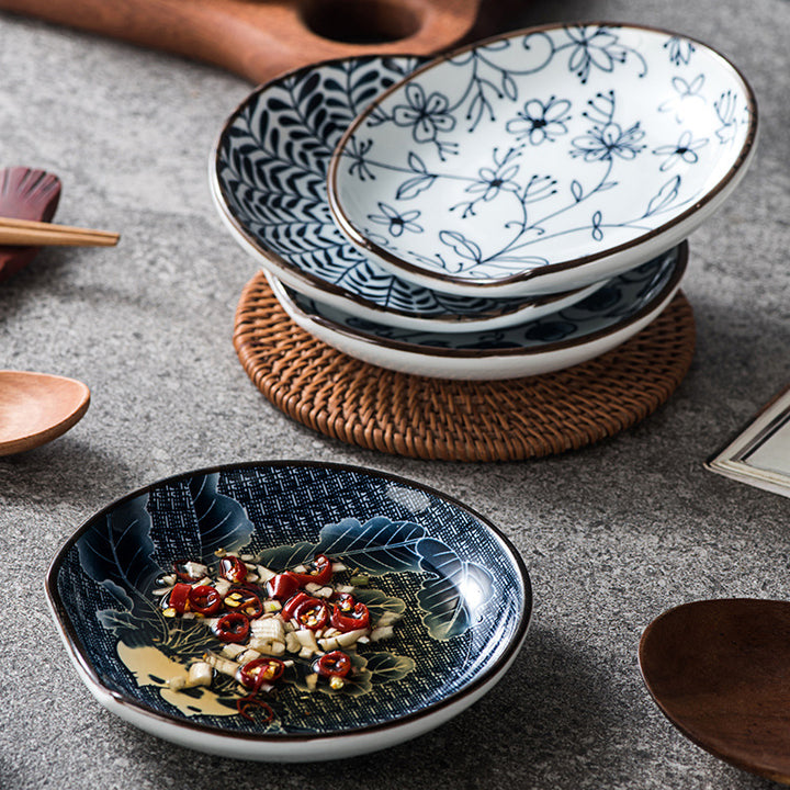 Decorative Snack Plate Set