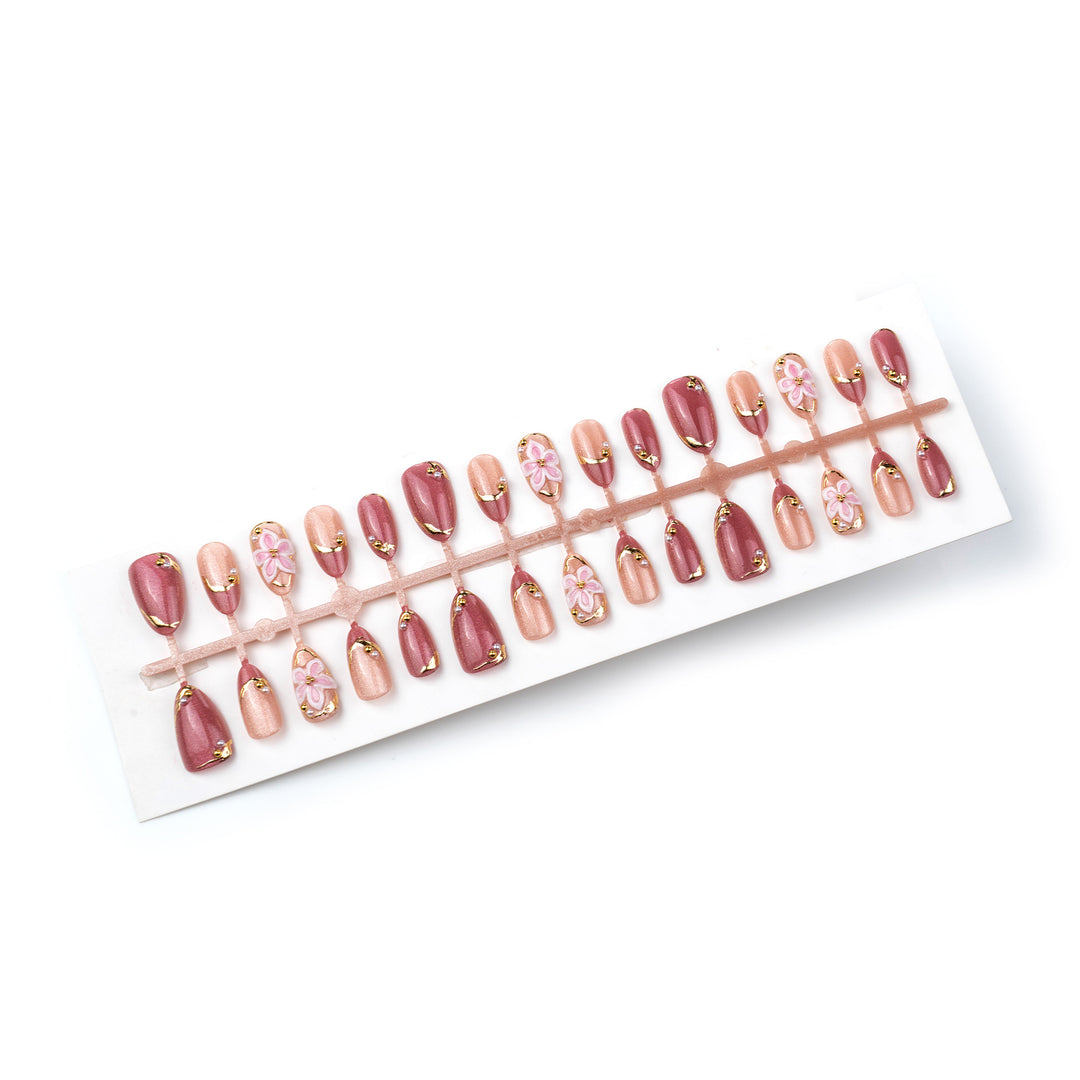 Floral-Inspired Press-On Nail Set Kalsten
