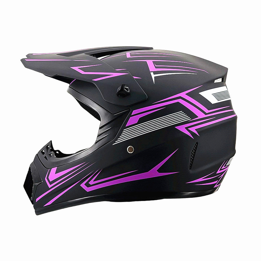 full-face motocross helmet with extended visor and reinforced chin guard Kalsten