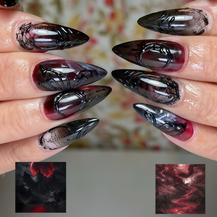 Artful Halloween Art Nails Kalsten
