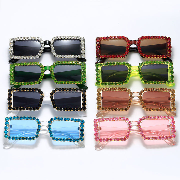 Women's fashionable sunglasses with glittering frame embellishment Kalsten