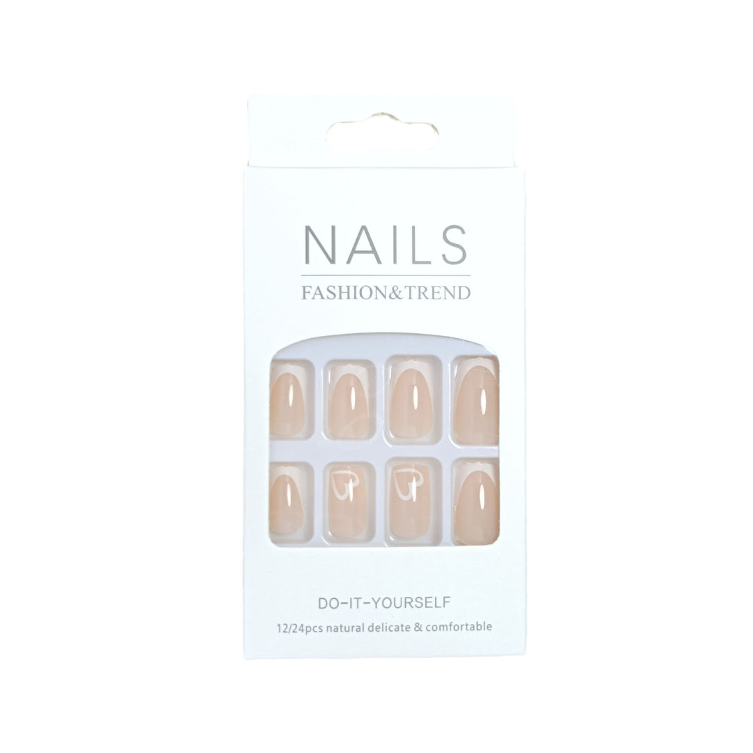 Artistic Heart Design Press-On Nails Kalsten