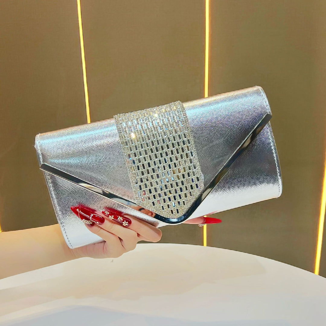 Elegant Metallic Clutch