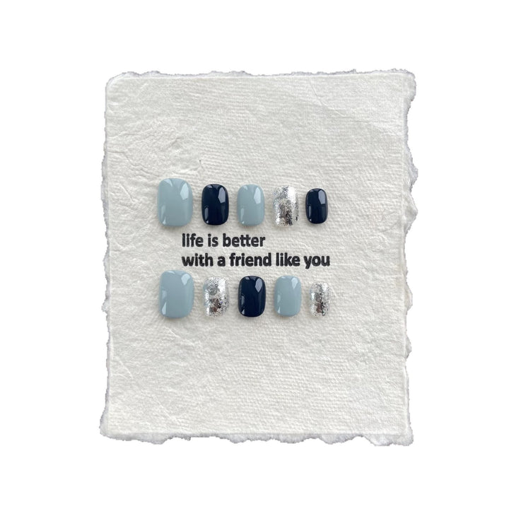 Artistic Press-On Nail Art Set