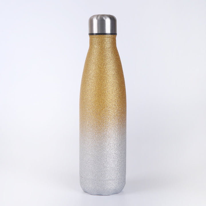 Ladies Insulated Water Bottle with Elegant Glitter Surface Kalsten