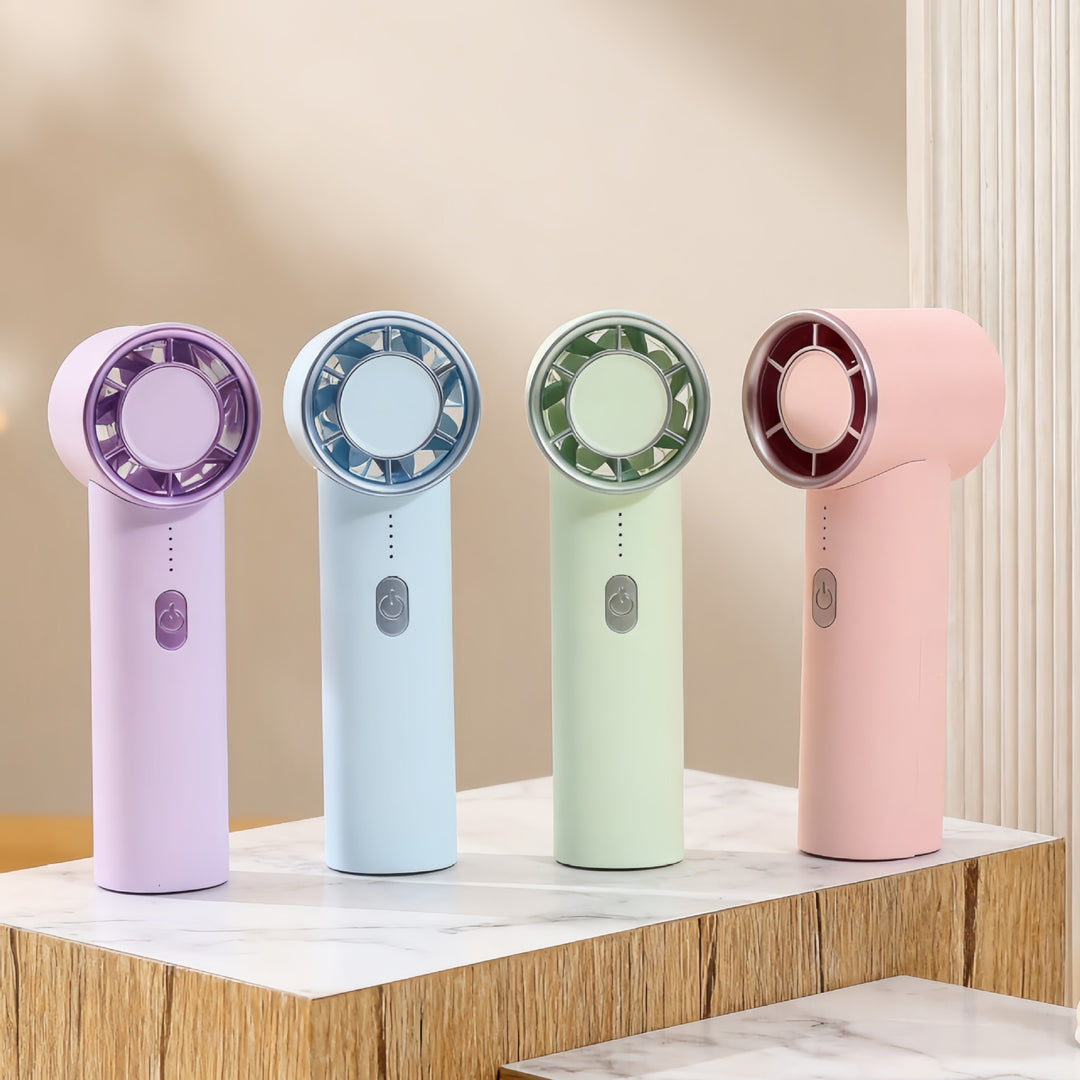 Women's Portable Handheld Fan with USB Charging Function and Flexible Design Kalsten