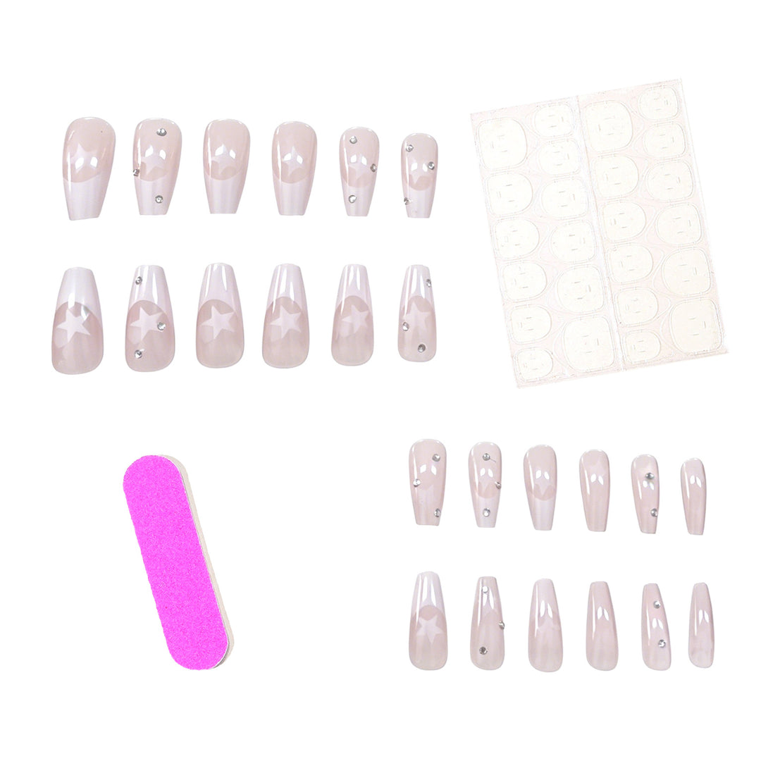 Glamorous Starry Nail Art Kalsten