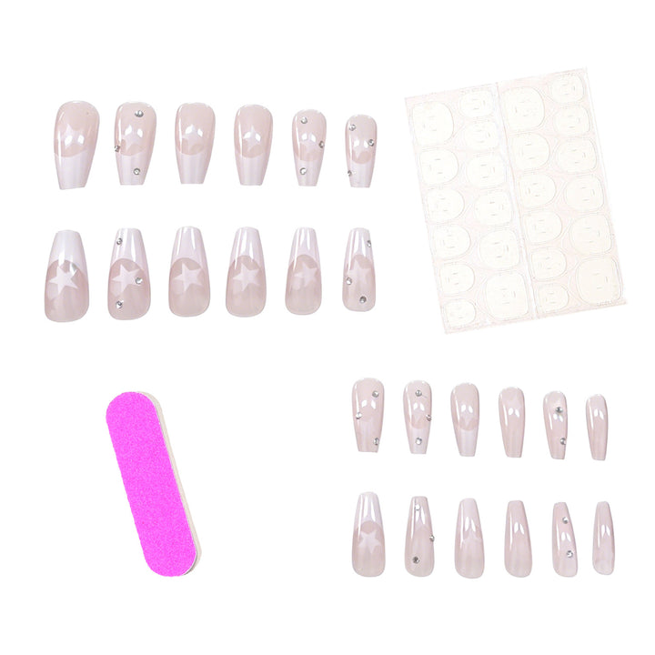 Glamorous Starry Nail Art Kalsten