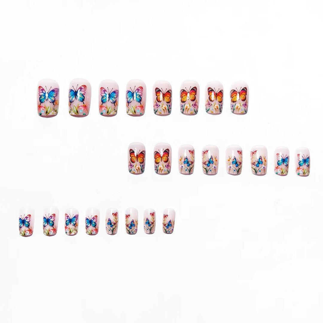 Elegant Butterfly Nail Art Kalsten