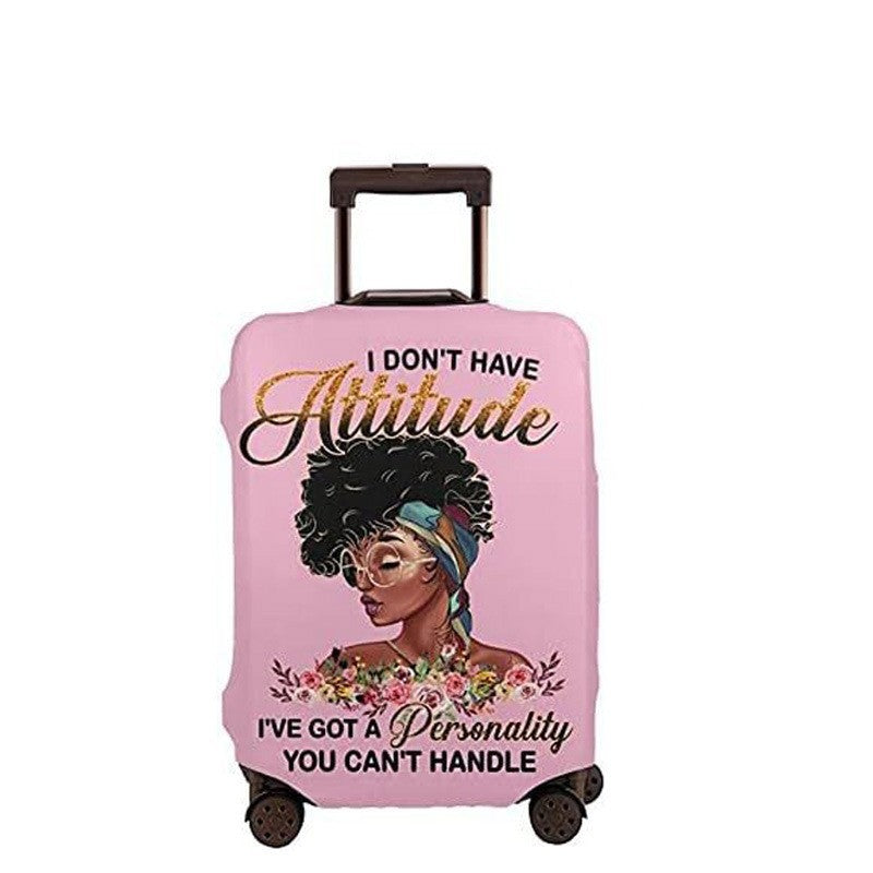 Women's hard-shell suitcase with unique skull and rose design Kalsten