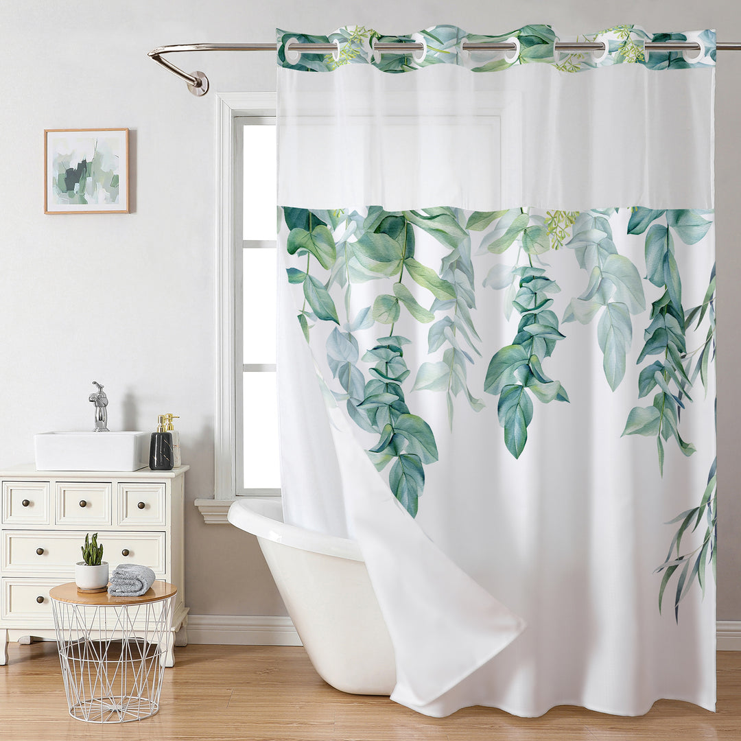 Floral Butterfly Shower Curtain Kalsten