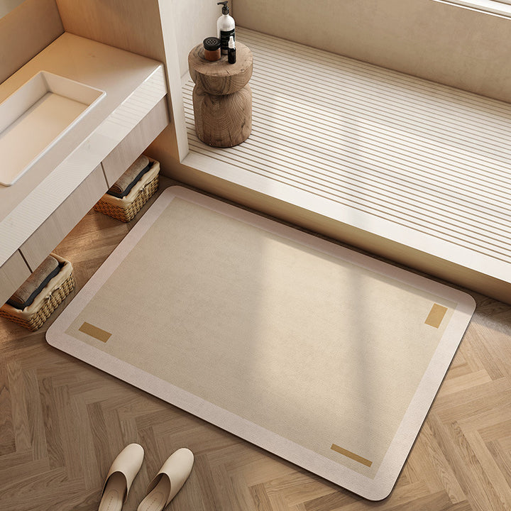 Geometric Patterned Bath Mat Kalsten