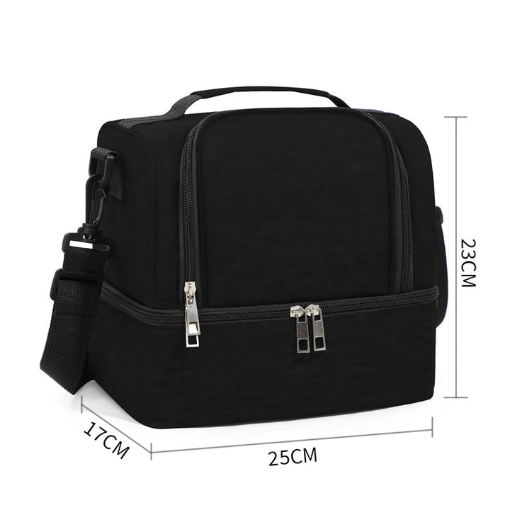 Multi-Compartment Insulated Lunch Cooler Bag