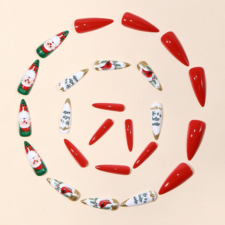 Festive 3D Nail Art Set Kalsten