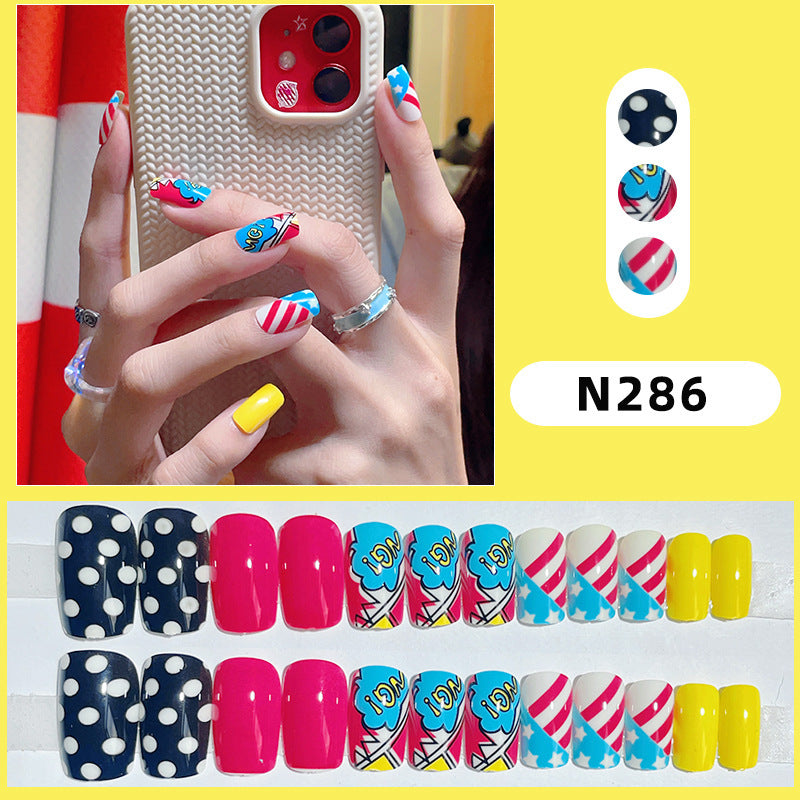 Artistic Animal-Themed Press-On Nails