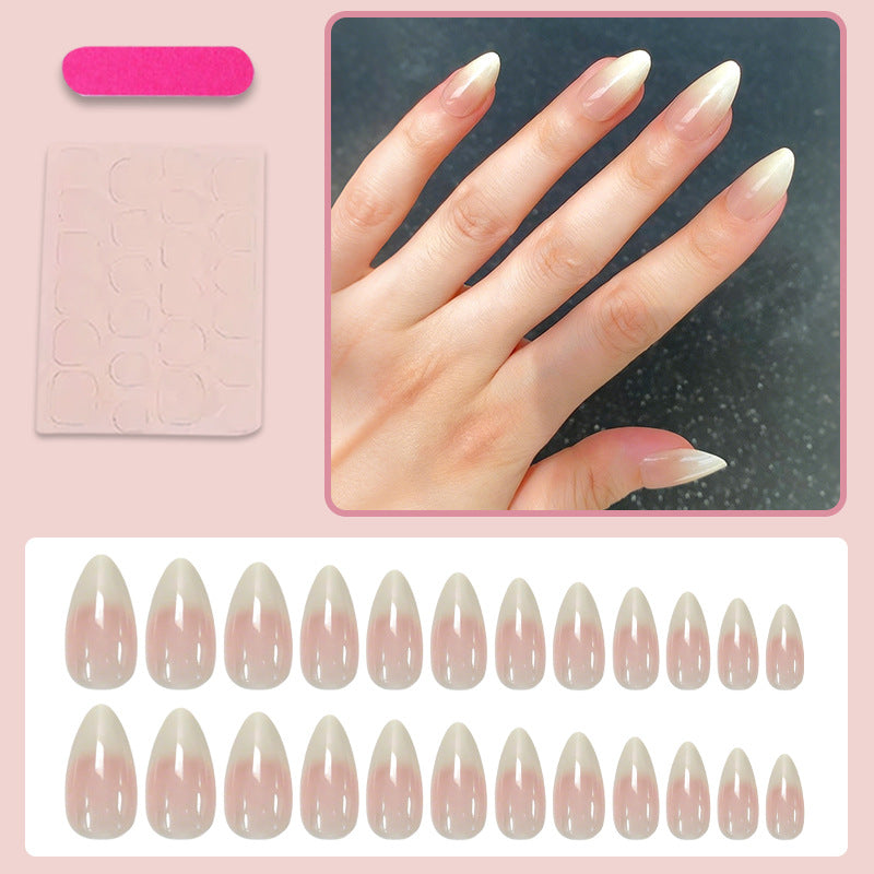Acrylic nails with elegant ombre design Kalsten