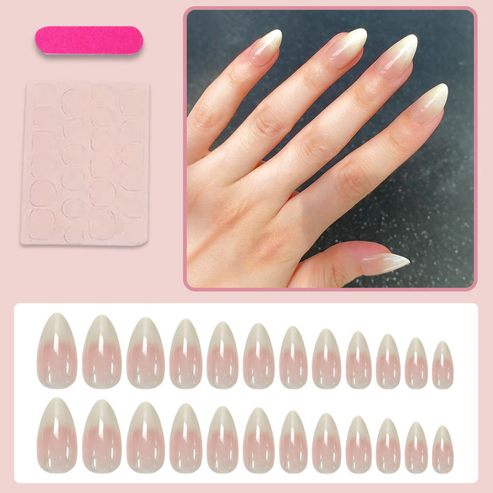 Acrylic nails with elegant ombre design Kalsten