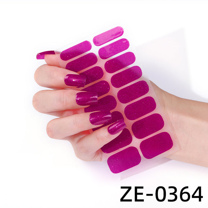 Glittering Nail Art Wraps