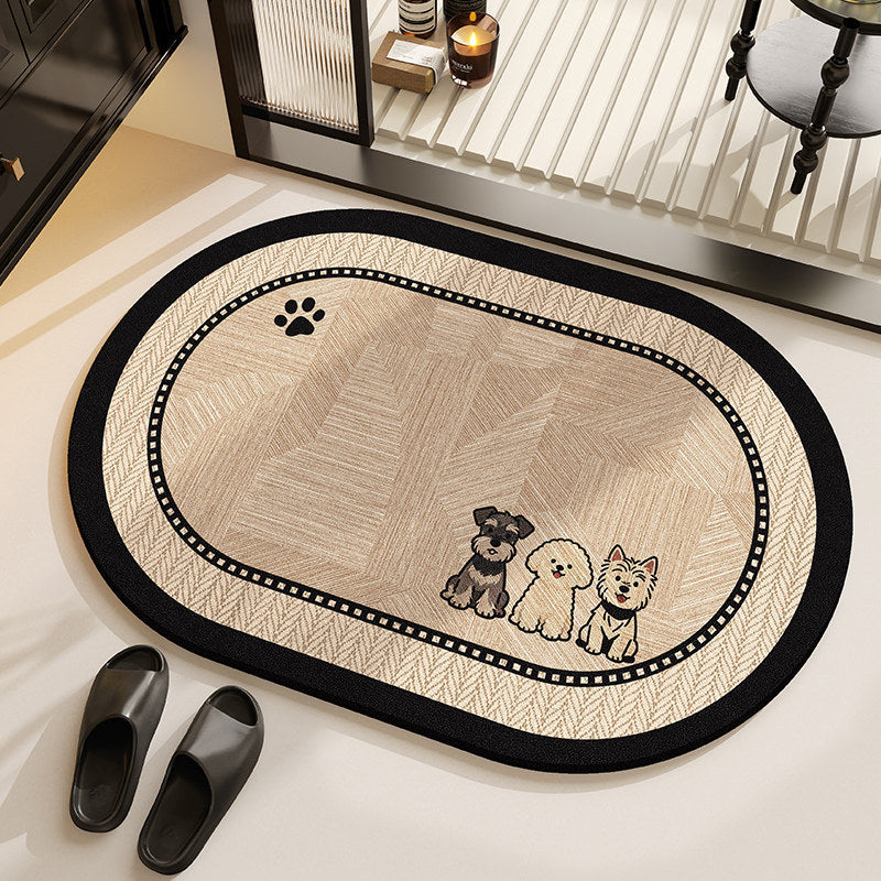 Cat-Themed Decorative Area Mat Kalsten