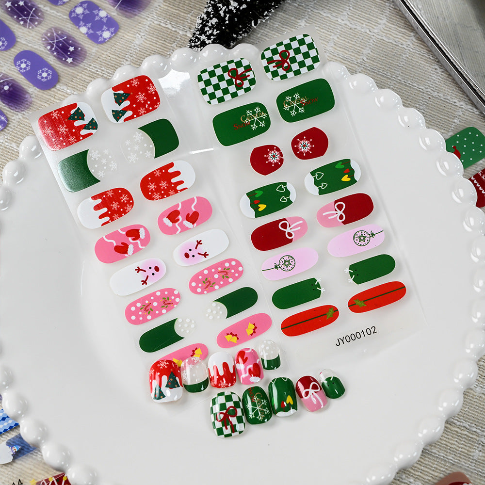 Holiday-Themed Nail Art Stickers