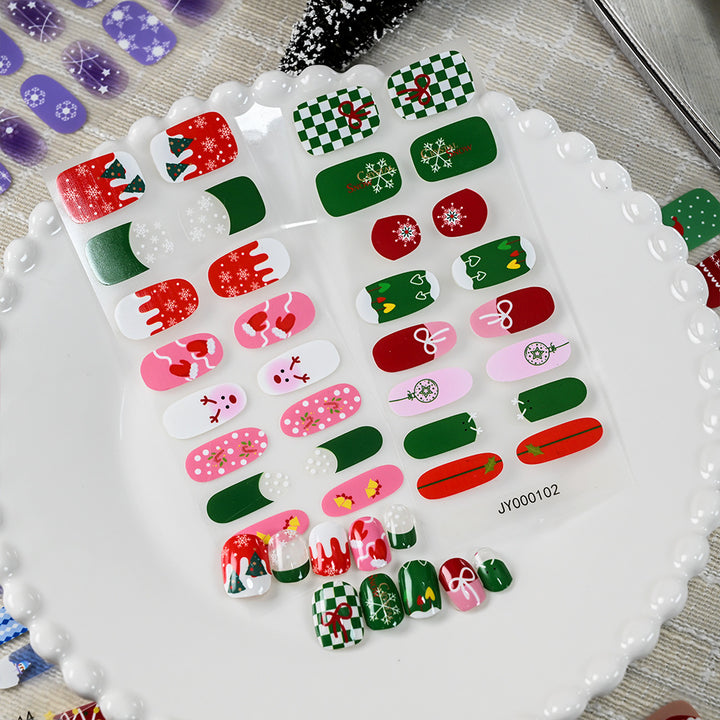 Holiday-Themed Nail Art Stickers