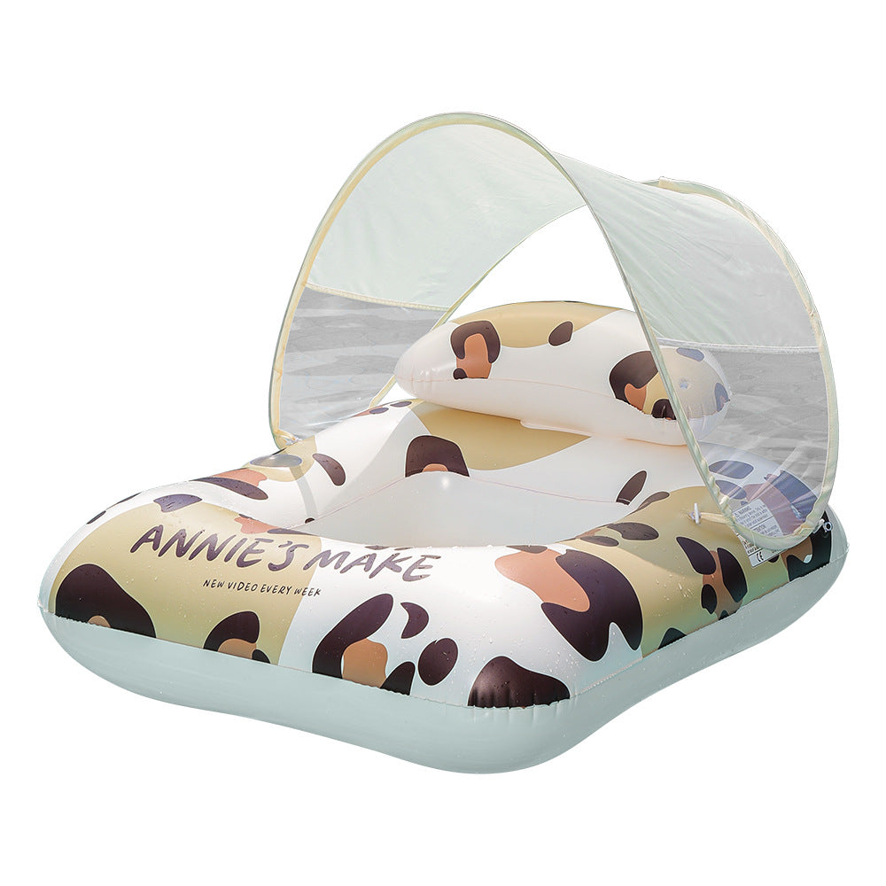 Women Inflatable Luxury Swimming Lounge with Sun Protection Kalsten