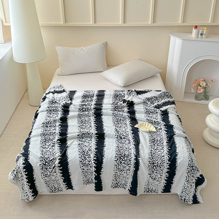 Plush Textured Throw Blanket