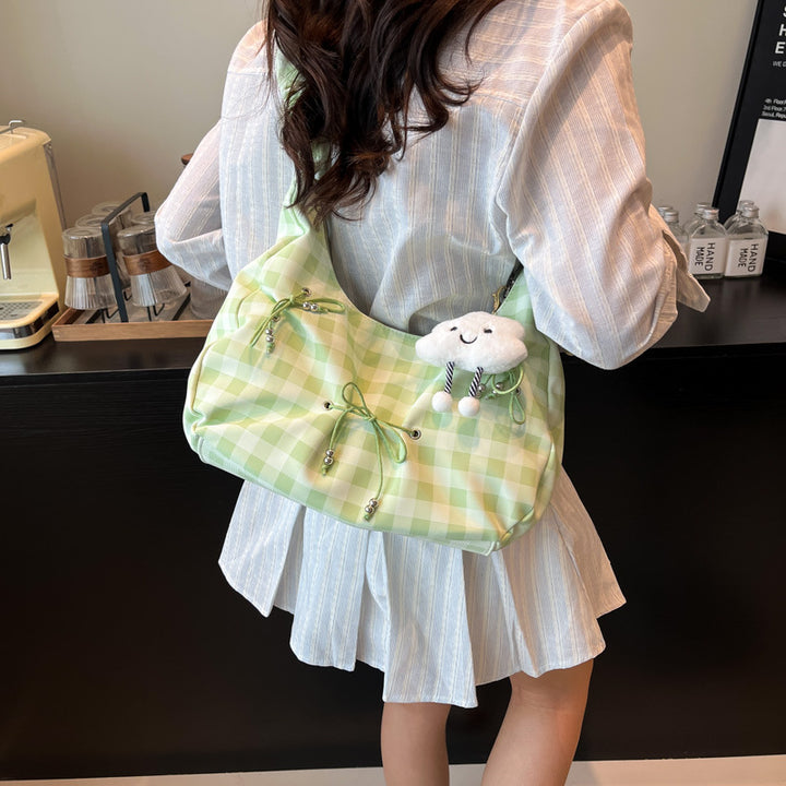 Modern Scrunch Handle Shoulder Bag