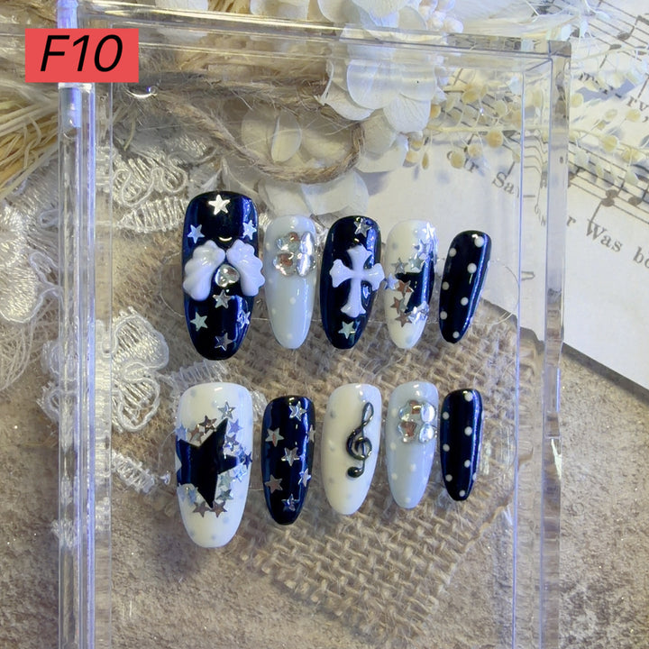 Decorative Press-On Nail Art Set 1790731572