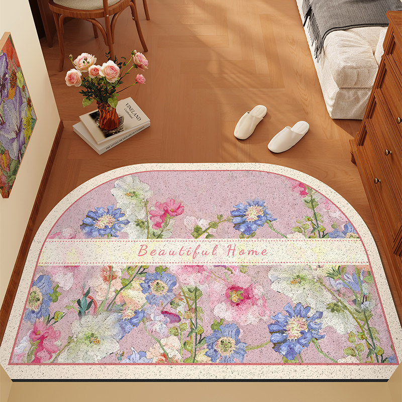 Floral Themed Area Rug