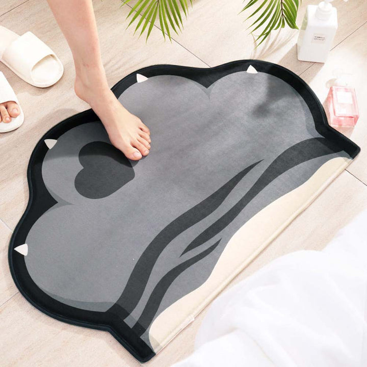 Playful Animal Design Bath Mat
