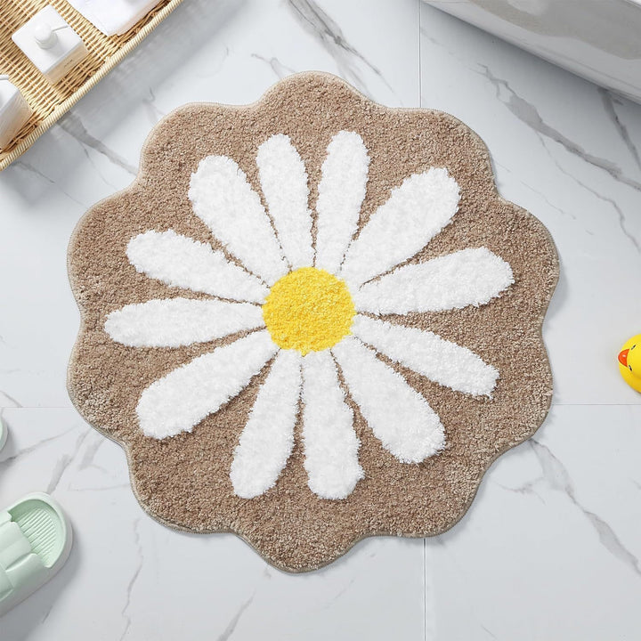 Decorative Daisy-Shaped Bath Mat