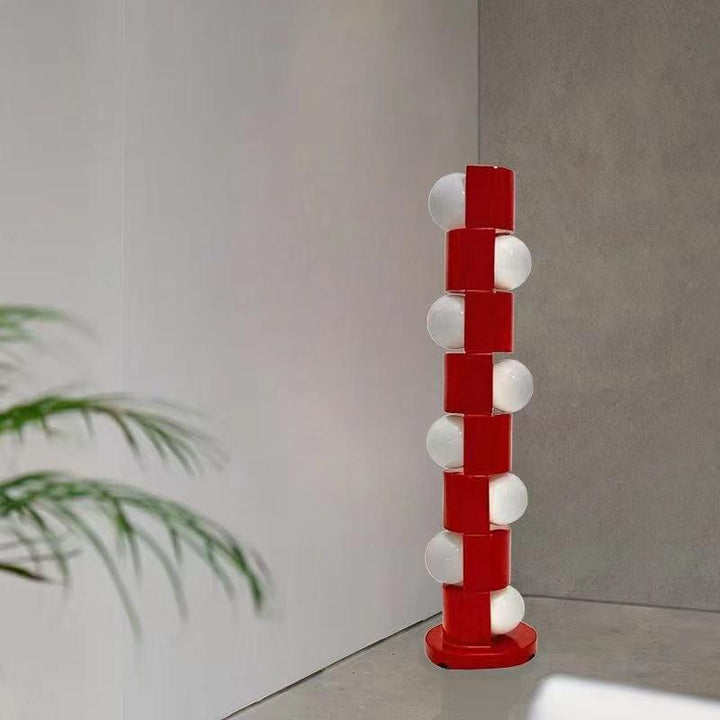 Sculptural Tower Floor Lamp with Modern Design