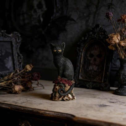 Decorative Black Cat Figurine Kalsten