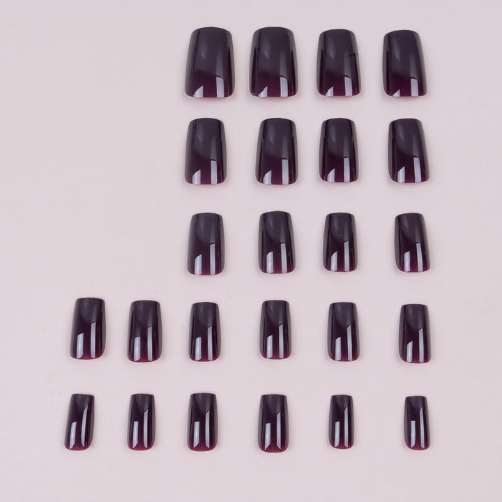 Elegant Square Press-On Nail Set