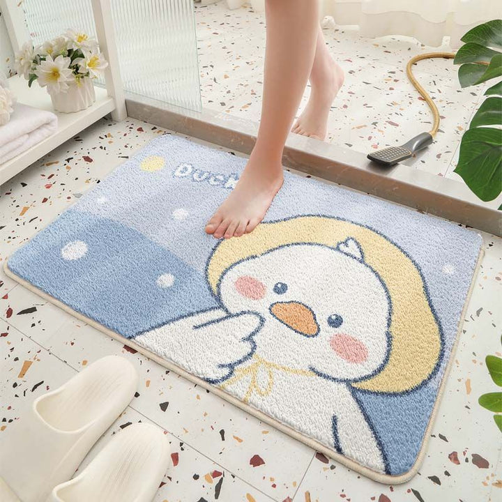 Cute Cartoon Bear Bath Mat