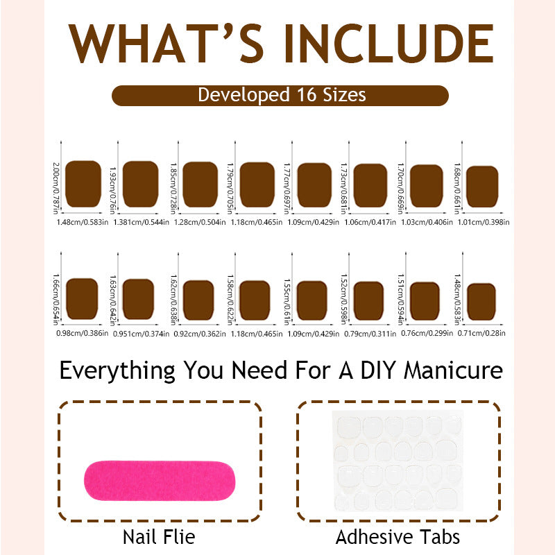 Acrylic nail set with stylish high-gloss nails Kalsten