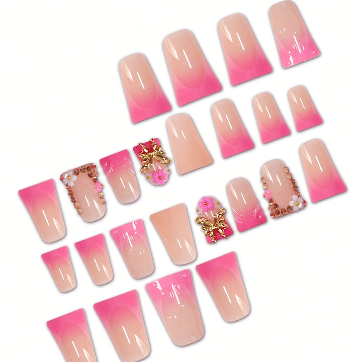 Elegant Floral Press-On Nails Kalsten