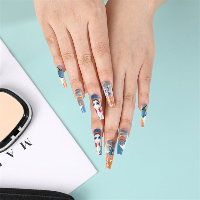 Creative Halloween-themed artificial nails Kalsten