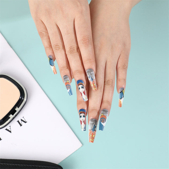 Creative Halloween-themed artificial nails Kalsten