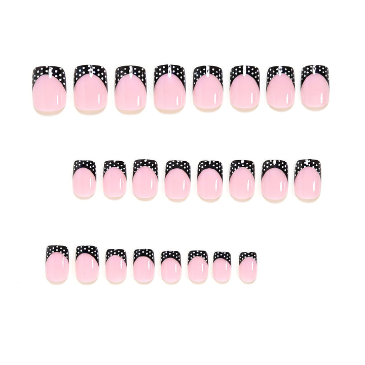 Stylish French Tip Nail Art Set Kalsten