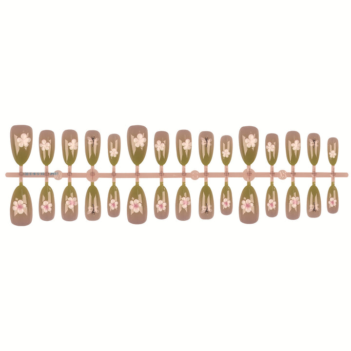 Botanical Art Press-On Nails